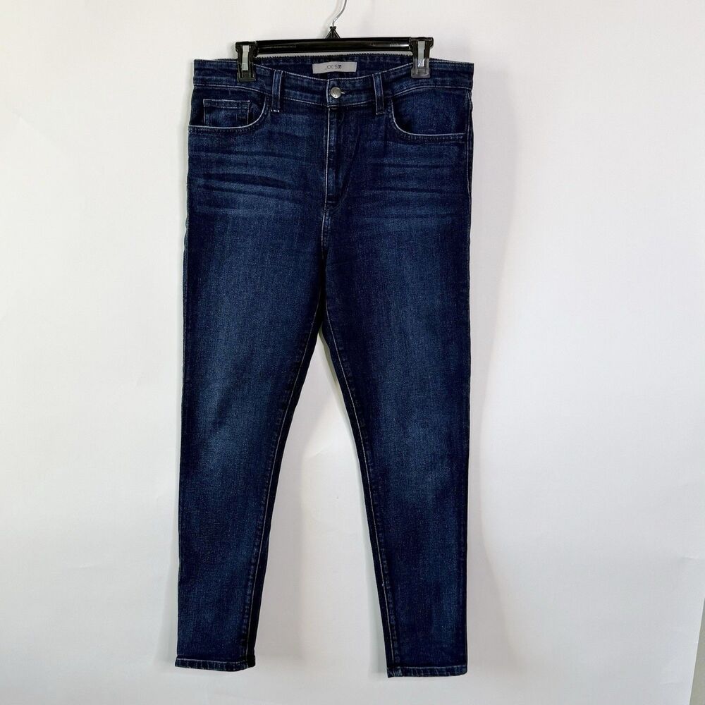 Joe's Jeans Womens Size 32 (34) The Charlie Flawless High Rise Blue Skinny Ankle